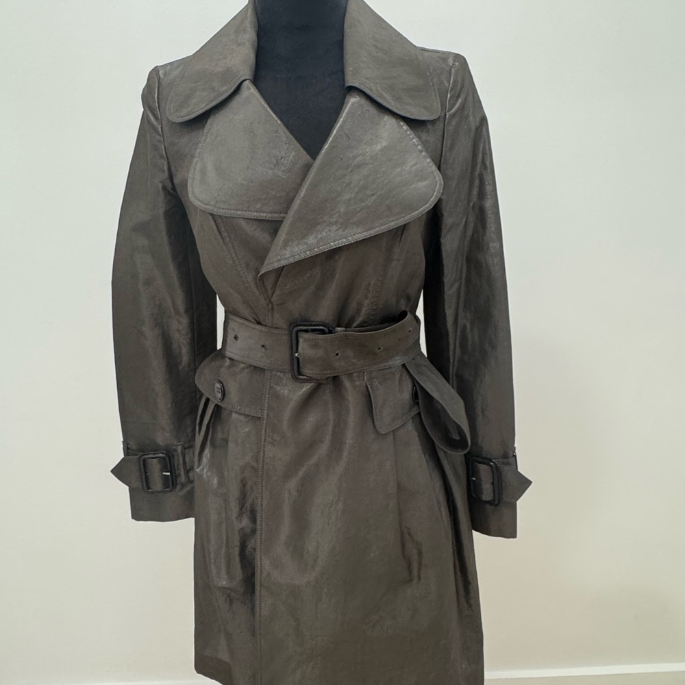 Burberry Metallic Color  Trench Coat